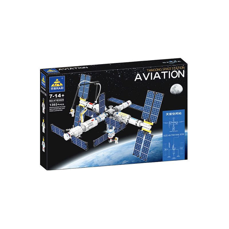 Kazi KY83029 83029 TRẠM VŨ TRỤ TIANGONG bộ đồ chơi xếp lắp ráp ghép mô hình City AVIATION TIANGONG SPACE STATION Thành Phố 1393 khối Kazi KY83029 83029 TRẠM VŨ TRỤ TIANGONG bộ đồ chơi xếp lắp ráp ghép mô hình City AVIATION TIANGONG SPACE STATION Thành Phố 1393 khối