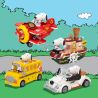 PANTASY 86905 ĐI ĐÂU SNOOPY BIPLANE bộ đồ chơi xếp lắp ráp ghép mô hình Movie & Game PEANUTS BIPLANE Phim Và Trò Chơi 300 khối