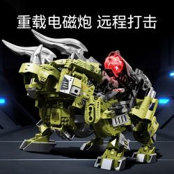 SEMBO 716001 MÃ ÁO GIÁP LÁI XE HOANG DÃ bộ đồ chơi xếp lắp ráp ghép mô hình 419 khối