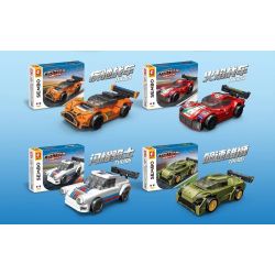 SEMBO 714386 ĐỘI NGŨ TUYỆT VỜI SHINING CAVALIERS bộ đồ chơi xếp lắp ráp ghép mô hình Racers Đua Tốc Độ