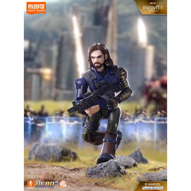 BLOKEES 81113 MARVEL HERO STARS EDITION 3 HUYỀN THOẠI VÔ HẠN bộ đồ chơi xếp lắp ráp ghép mô hình Super Heroes Siêu Nhân Anh Hùng