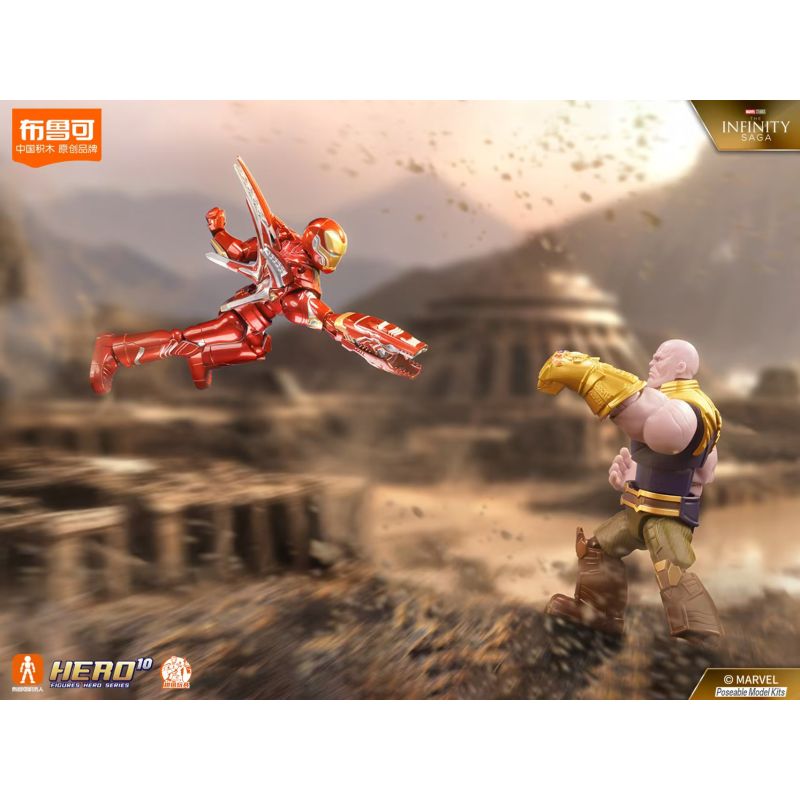 BLOKEES 81113 MARVEL HERO STARS EDITION 3 HUYỀN THOẠI VÔ HẠN bộ đồ chơi xếp lắp ráp ghép mô hình Super Heroes Siêu Nhân Anh Hùng