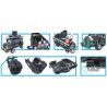 WOMA C0556 0556 non  XE BỌC THÉP KÉO KHOANG CỦA ĐẶC NHIỆM bộ đồ chơi xếp lắp ráp ghép mô hình Swat Special Force SWAT CORPS 1663 khối