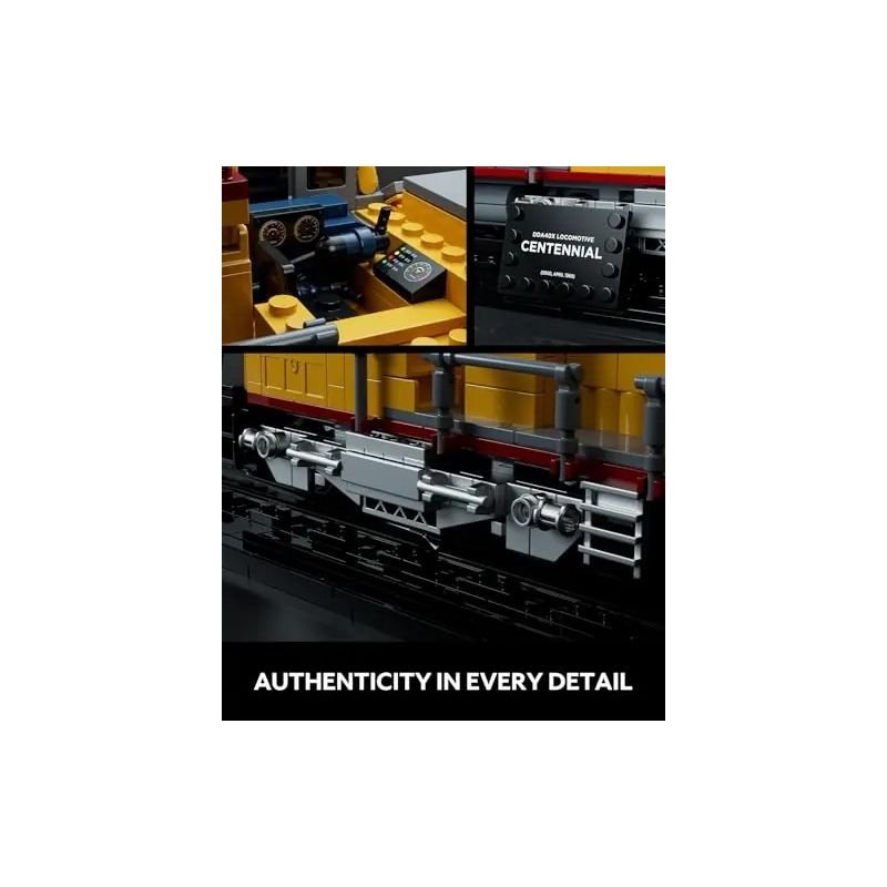 NIFELIZ NF10296 10296 DDA40X FAIN DIESEL ĐẦU MÁY bộ đồ chơi xếp lắp ráp ghép mô hình City Thành Phố 1603 khối