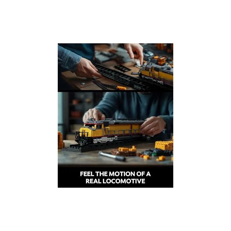 NIFELIZ NF10296 10296 DDA40X FAIN DIESEL ĐẦU MÁY bộ đồ chơi xếp lắp ráp ghép mô hình City Thành Phố 1603 khối