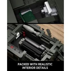 NIFELIZ NF10291 10291 QUÂN ĐỘI NGA 2S4 "HOA TULIP" VỮA NẶNG bộ đồ chơi xếp lắp ráp ghép mô hình Military Army 2S4 MILITARY TANK Quân Sự Bộ Đội 1438 khối