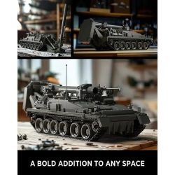 NIFELIZ NF10291 10291 QUÂN ĐỘI NGA 2S4 "HOA TULIP" VỮA NẶNG bộ đồ chơi xếp lắp ráp ghép mô hình Military Army 2S4 MILITARY TANK Quân Sự Bộ Đội 1438 khối