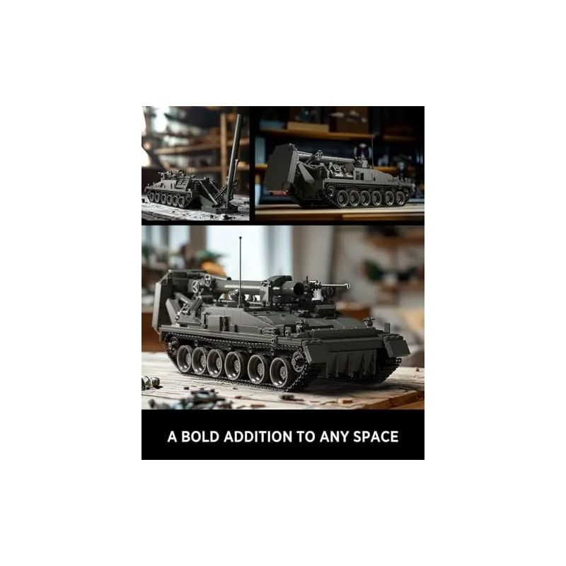 NIFELIZ NF10291 10291 QUÂN ĐỘI NGA 2S4 "HOA TULIP" VỮA NẶNG bộ đồ chơi xếp lắp ráp ghép mô hình Military Army 2S4 MILITARY TANK Quân Sự Bộ Đội 1438 khối