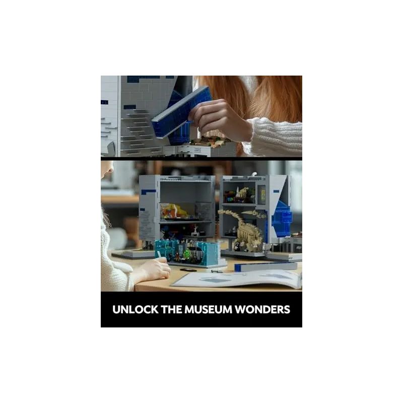 NIFELIZ NF10286 10286 BẢO TÀNG KHOA HỌC TỰ NHIÊN PELOT Ở DALLAS PERRO bộ đồ chơi xếp lắp ráp ghép mô hình Creator MUSEUM OF NATURE AND SCIENCE Sáng Tạo 3373 khối