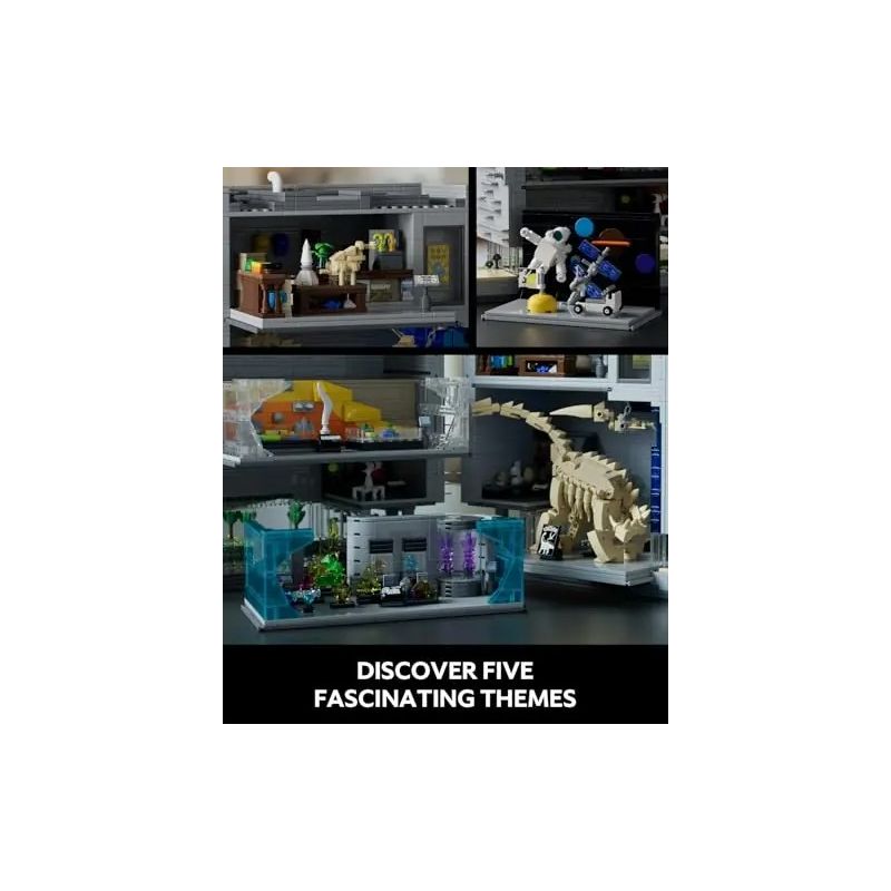 NIFELIZ NF10286 10286 BẢO TÀNG KHOA HỌC TỰ NHIÊN PELOT Ở DALLAS PERRO bộ đồ chơi xếp lắp ráp ghép mô hình Creator MUSEUM OF NATURE AND SCIENCE Sáng Tạo 3373 khối