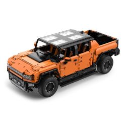 RASTAR 93600 93610 HUMMER EV ELECTRIC PICKUP tỷ lệ 1:10 bộ đồ chơi xếp lắp ráp ghép mô hình Technic HUMMER EV PICKUP Kỹ Thuật Công Nghệ Cao Mô Hình Phương Tiện 3756 khối