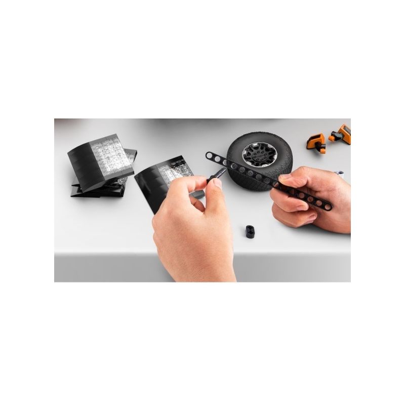 RASTAR 93600 93610 HUMMER EV ELECTRIC PICKUP tỷ lệ 1:10 bộ đồ chơi xếp lắp ráp ghép mô hình Technic HUMMER EV PICKUP Kỹ Thuật Công Nghệ Cao Mô Hình Phương Tiện 3756 khối