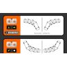 RASTAR 93600 93610 HUMMER EV ELECTRIC PICKUP tỷ lệ 1:10 bộ đồ chơi xếp lắp ráp ghép mô hình Technic HUMMER EV PICKUP Kỹ Thuật Công Nghệ Cao Mô Hình Phương Tiện 3756 khối