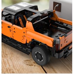 RASTAR 93600 93610 HUMMER EV ELECTRIC PICKUP tỷ lệ 1:10 bộ đồ chơi xếp lắp ráp ghép mô hình Technic HUMMER EV PICKUP Kỹ Thuật Công Nghệ Cao Mô Hình Phương Tiện 3756 khối