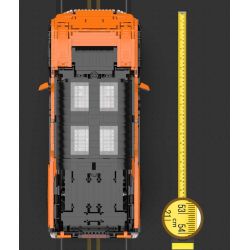 RASTAR 93600 93610 HUMMER EV ELECTRIC PICKUP tỷ lệ 1:10 bộ đồ chơi xếp lắp ráp ghép mô hình Technic HUMMER EV PICKUP Kỹ Thuật Công Nghệ Cao Mô Hình Phương Tiện 3756 khối