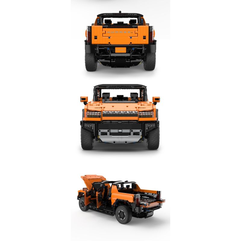 RASTAR 93600 93610 HUMMER EV ELECTRIC PICKUP tỷ lệ 1:10 bộ đồ chơi xếp lắp ráp ghép mô hình Technic HUMMER EV PICKUP Kỹ Thuật Công Nghệ Cao Mô Hình Phương Tiện 3756 khối