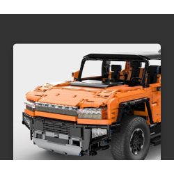 RASTAR 93600 93610 HUMMER EV ELECTRIC PICKUP tỷ lệ 1:10 bộ đồ chơi xếp lắp ráp ghép mô hình Technic HUMMER EV PICKUP Kỹ Thuật Công Nghệ Cao Mô Hình Phương Tiện 3756 khối