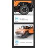 RASTAR 93600 93610 HUMMER EV ELECTRIC PICKUP tỷ lệ 1:10 bộ đồ chơi xếp lắp ráp ghép mô hình Technic HUMMER EV PICKUP Kỹ Thuật Công Nghệ Cao Mô Hình Phương Tiện 3756 khối