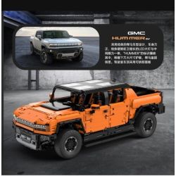 RASTAR 93600 93610 HUMMER EV ELECTRIC PICKUP tỷ lệ 1:10 bộ đồ chơi xếp lắp ráp ghép mô hình Technic HUMMER EV PICKUP Kỹ Thuật Công Nghệ Cao Mô Hình Phương Tiện 3756 khối