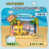 PANTASY 86910 SNOOPY VÉ DU LỊCH MÙA HÈ bộ đồ chơi xếp lắp ráp ghép mô hình Movie & Game SNOOPY'S SUITCASE Phim Và Trò Chơi 500 khối