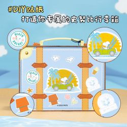 PANTASY 86910 SNOOPY VÉ DU LỊCH MÙA HÈ bộ đồ chơi xếp lắp ráp ghép mô hình Movie & Game SNOOPY'S SUITCASE Phim Và Trò Chơi 500 khối