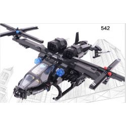 WOMA C0531 0531 Xếp hình kiểu  SWAT SPECIAL FORCE SWAT Falcon Armed Helicopter Trực Thăng Tấn Công Của Lực Lượng đặc Nhiệm 542 khối