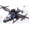 WOMA C0531 0531 Xếp hình kiểu  SWAT SPECIAL FORCE SWAT Falcon Armed Helicopter Trực Thăng Tấn Công Của Lực Lượng đặc Nhiệm 542 khối