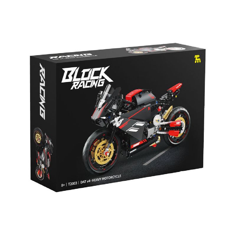 TAKUGI T2003 2003 KHỐI ĐUA DAT V4 ĐỘNG CƠ ĐẦU MÁY HẠNG NẶNG tỷ lệ 1:8 bộ đồ chơi xếp lắp ráp ghép mô hình Technic Kỹ Thuật Công Nghệ Cao Mô Hình Phương Tiện