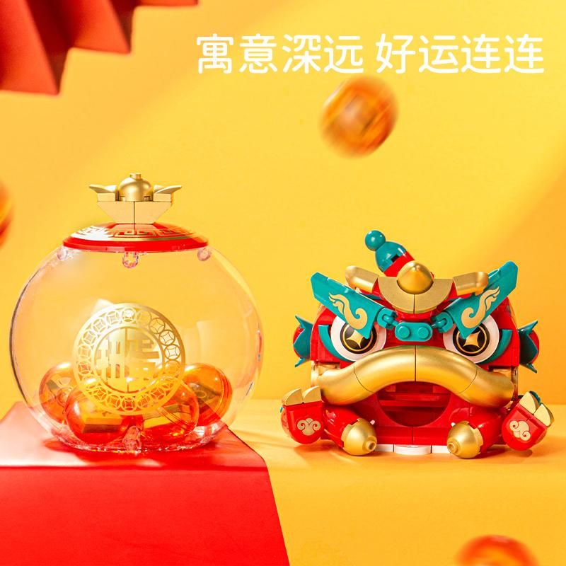 PLEYERID M38-B8071 B8071 8071 M38B8071 38-B8071 SHANHAI JING MÁY GASKET QILIN bộ đồ chơi xếp lắp ráp ghép mô hình Creator Sáng Tạo