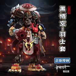 WANGAO 188039 BỘ LÔNG GOKU MÀU ĐEN bộ đồ chơi xếp lắp ráp ghép mô hình 867 khối