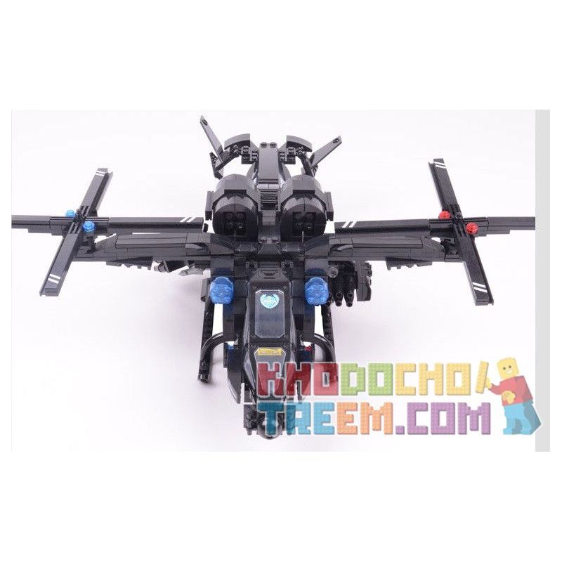 WOMA C0531 0531 Xếp hình kiểu  SWAT SPECIAL FORCE SWAT Falcon Armed Helicopter Trực Thăng Tấn Công Của Lực Lượng đặc Nhiệm 542 khối