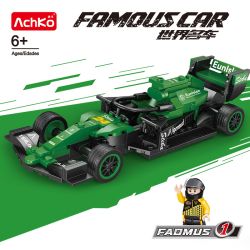 ACHKO 50019-2 F1 RACING - SAUBER bộ đồ chơi xếp lắp ráp ghép mô hình Racers Đua Tốc Độ 226 khối