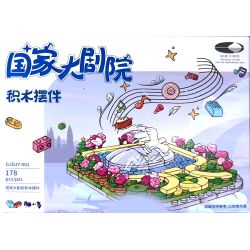 NATIONAL GRAND THEATER GJDJY-001 ĐỒ TRANG TRÍ NHÀ HÁT LỚN QUỐC GIA bộ đồ chơi xếp lắp ráp ghép mô hình 178 khối