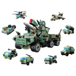 KEEPPLEY 42209 PHẢN ỨNG KẾT HỢP MÔ HÌNH BATTLEFIELD LION 8 bộ đồ chơi xếp lắp ráp ghép mô hình Military Army Quân Sự Bộ Đội 662 khối