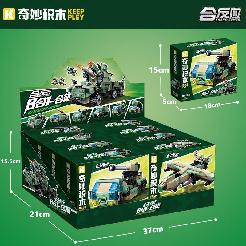 KEEPPLEY 42209 PHẢN ỨNG KẾT HỢP MÔ HÌNH BATTLEFIELD LION 8 bộ đồ chơi xếp lắp ráp ghép mô hình Military Army Quân Sự Bộ Đội 662 khối
