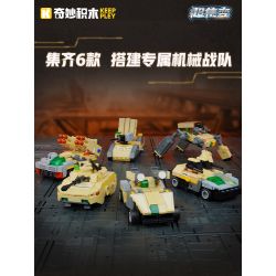 KEEPPLEY 41112 SIÊU ÁP SUẤT ROBOT PHÙ HỢP TRỰC TIẾP 6 TRONG 1 bộ đồ chơi xếp lắp ráp ghép mô hình Military Army Quân Sự Bộ Đội