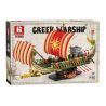 REOBRIX 66102 TÀU CHIẾN HY LẠP bộ đồ chơi xếp lắp ráp ghép mô hình Historical GREEK WARSHIP 2982 khối
