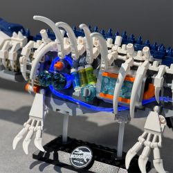 IAMBRICK 30603 MOSAUR CƠ HỌC bộ đồ chơi xếp lắp ráp ghép mô hình MECHA DINO MOSASAURUS 1026 khối