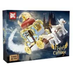 DK 7050 VẬN CHUYỂN BAY bộ đồ chơi xếp lắp ráp ghép mô hình FLYING CARRIAGE 712 khối