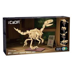 CADA DOUBLEE C59014 59014 MÔ HÌNH KHỦNG LONG BỘ XƯƠNG PHÁT SÁNG CỦA VOYEURO bộ đồ chơi xếp lắp ráp ghép mô hình 256 khối