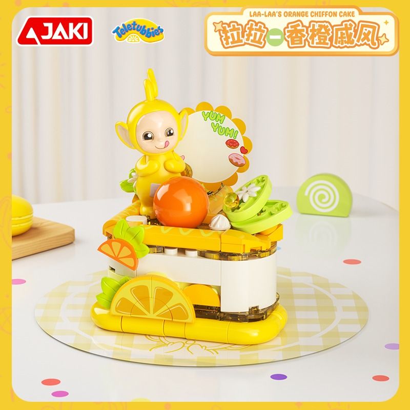 JAKI HK511 ĂNG -TEN BABY DESSERT CAKE LALA ORANGE CHIFFON bộ đồ chơi xếp lắp ráp ghép mô hình Movie & Game Phim Và Trò Chơi