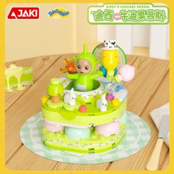 JAKI HK513 ĂNG -TEN EM BÉ BÁNH TRÁNG MIỆNG DISI BƠ MOUSSE bộ đồ chơi xếp lắp ráp ghép mô hình Movie & Game Phim Và Trò Chơi