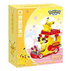 KEEPPLEY K20261 20261 POKÉMON PARTY CRUISE PIKACHU TRAIN bộ đồ chơi xếp lắp ráp ghép mô hình Movie & Game Phim Và Trò Chơi