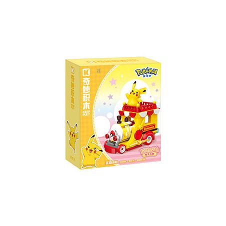 KEEPPLEY K20261 20261 POKÉMON PARTY CRUISE PIKACHU TRAIN bộ đồ chơi xếp lắp ráp ghép mô hình Movie & Game Phim Và Trò Chơi