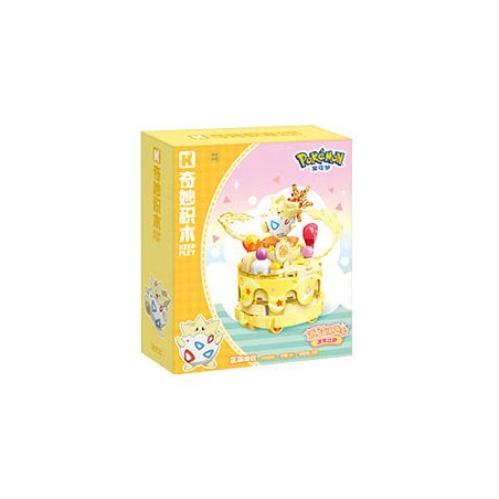 KEEPPLEY K20265 20265 POKÉMON PARTY CRUISE POKBEE CAKE CAR bộ đồ chơi xếp lắp ráp ghép mô hình Movie & Game Phim Và Trò Chơi