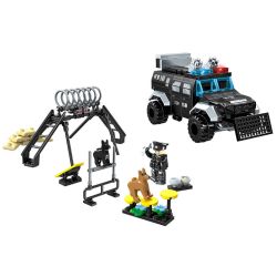 SEMBO 703103 703104 703105 703106 CHIẾN DỊCH BLACK HAWK SWAT CENTER 4 KẾT HỢP bộ đồ chơi xếp lắp ráp ghép mô hình