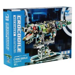 BEAUTY AND 13056 CÁ SẤU CƠ HỌC bộ đồ chơi xếp lắp ráp ghép mô hình 882 khối