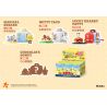 AREA-X AB0076 0076 SPONGEBOB BEACHBURG FOOD EXPRESS BLIND HỘP bộ đồ chơi xếp lắp ráp ghép mô hình Movie & Game BIKINI BOTTOM DELICACY Phim Và Trò Chơi