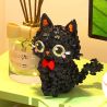 ZHEGAO 662036 KITTEN HOA MÀU ĐEN bộ đồ chơi xếp lắp ráp ghép mô hình BLOSSOM PUSS! 1651 khối