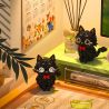 ZHEGAO 662036 KITTEN HOA MÀU ĐEN bộ đồ chơi xếp lắp ráp ghép mô hình BLOSSOM PUSS! 1651 khối